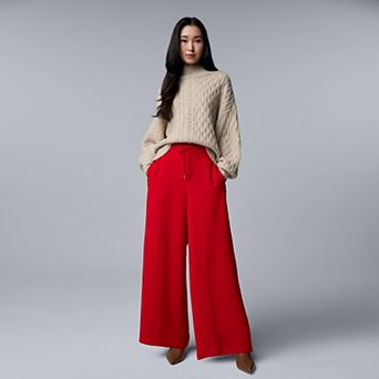 Women's Simply Vera Vera Wang Wide Leg Pants