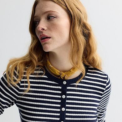 Women's Sonoma Goods For Life® Long Sleeve Henley Top