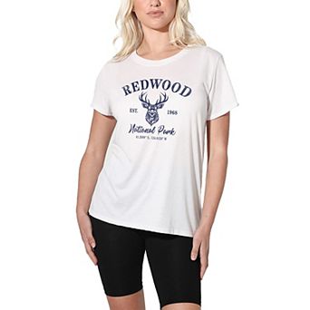 Juniors' Redwood Roosevelt Elk Icon Graphic Tee