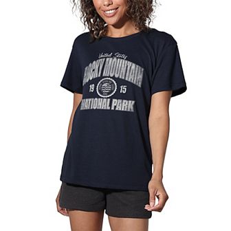 Juniors' Rocky Mountain Date Graphic Tee