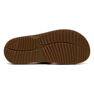 Clarks® Cloudsteppers Breeze Men's Cushioned Thong Flip Flop Sandals