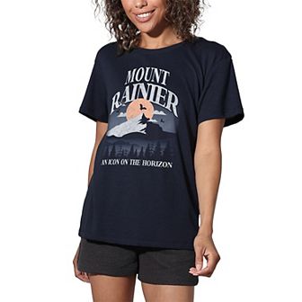 Juniors' Mount Rainier Classic Loose Graphic Tee