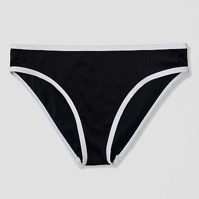 Women's Freshwater Contrast Trim Hipster Swim Bottoms