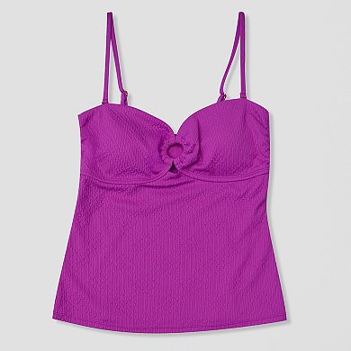 Women's Freshwater Ring Bandeau Tankini Swim Top