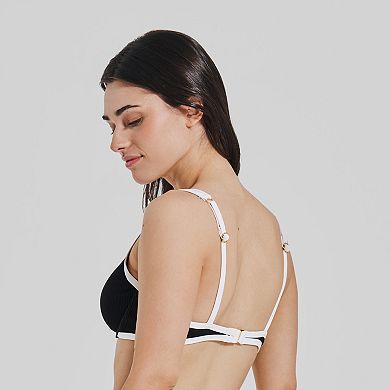 Women's Freshwater Contrast Trim Underwire Swim Top