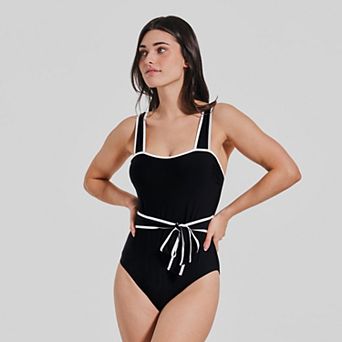 Women's Freshwater Bow Tie Bandeau One-Piece Swimsuit