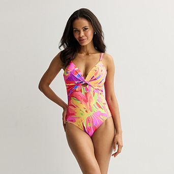 Women's Freshwater Palm Beach Wrap One-Piece Swimsuit
