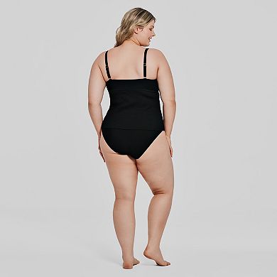 Plus Size Freshwater Ring Bandeau Tankini