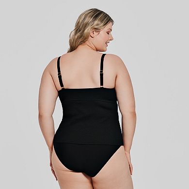 Plus Size Freshwater Ring Bandeau Tankini