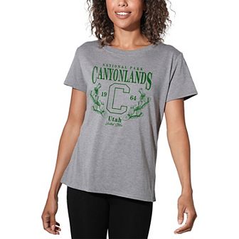 Juniors' Canyonlands Prickly Pear Graphic Tee