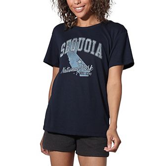 Juniors' Sequoia State Line Graphic Tee