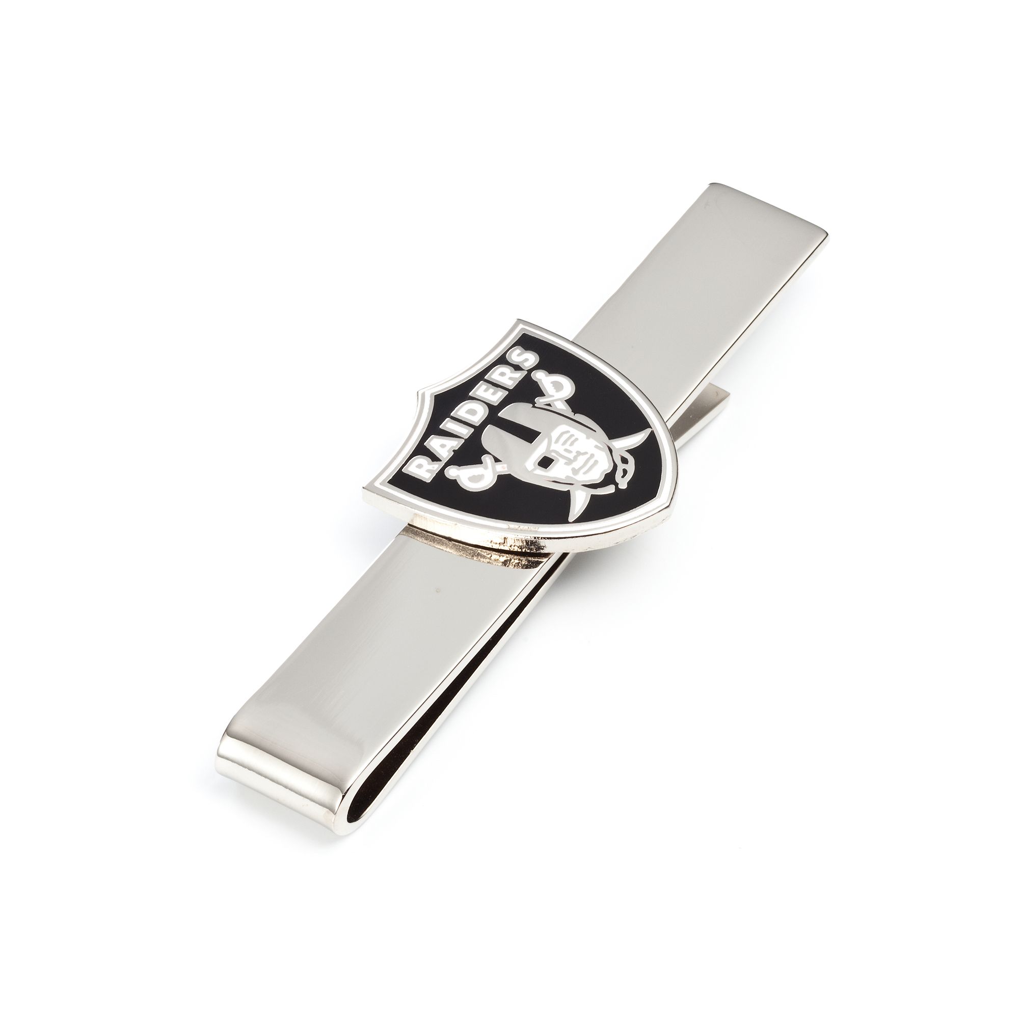 Oakland Raiders Tie Bar, Black Silver