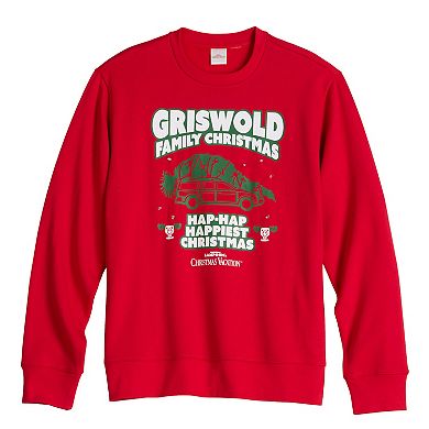 Men's Christmas Vacation Light Up Fleece Sweatshirt