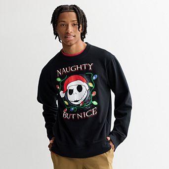 Men's Disney's Jack Skellington Light Up Fleece Sweatshirt