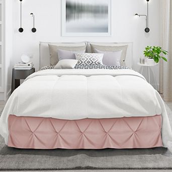 Nestl Bedding Pinch Pleat Design Bed Skirt