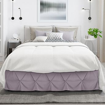 Nestl Bedding Pinch Pleat Design Bed Skirt