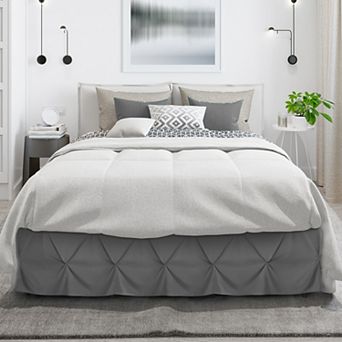 Nestl Bedding Pinch Pleat Design Bed Skirt