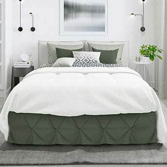 Nestl Bedding Pinch Pleat Design Bed Skirt