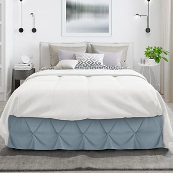 Nestl Bedding Pinch Pleat Design Bed Skirt