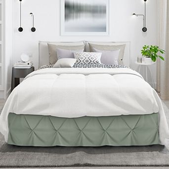 Nestl Bedding Pinch Pleat Design Bed Skirt