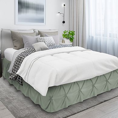 Nestl Bedding Pinch Pleat Design Bed Skirt