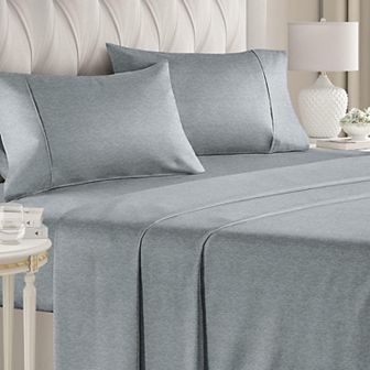 4 pc Deep Pocket Microfiber (Muted, Vibrant, Heathered) Sheet Set