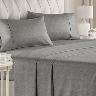 4 pc Deep Pocket Microfiber (Muted, Vibrant, Heathered) Sheet Set