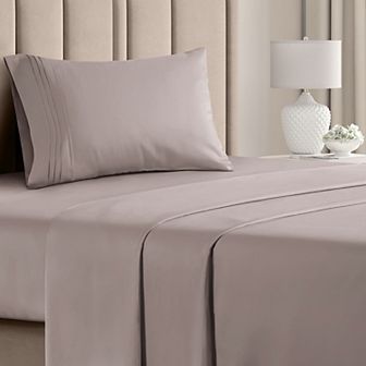 4 pc Deep Pocket Microfiber (Muted, Vibrant, Heathered) Sheet Set