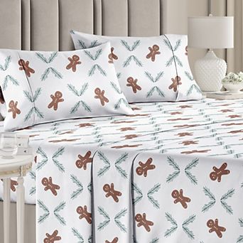 Christmas 4 pc Microfiber Sheet Set