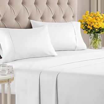 4 pc Sheet Set 100% Cotton 1000 Thread Count