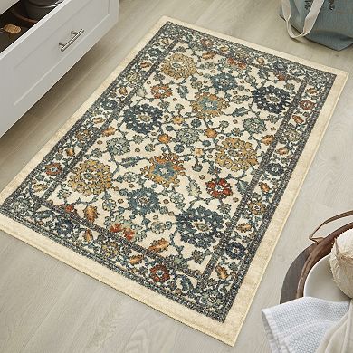 Maples Stella Floral Design Throw or Area Rug