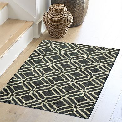 Maples Laura Geometric Design Throw or Area Rug