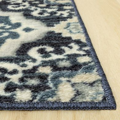 Maples Brielle Floral Pattern Throw or Area Rug