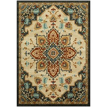 Maples Charlotte Floral Design Throw or Area Rug