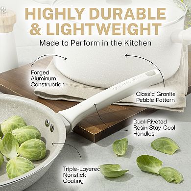 Granitestone Desert Collection 20-pc. Nonstick Cookware Set with Utensils