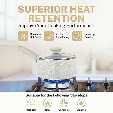 Granitestone Desert Collection 20-pc. Nonstick Cookware Set with Utensils