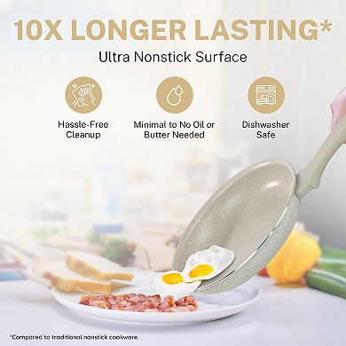 Granitestone Desert Collection 20-pc. Nonstick Cookware Set with Utensils