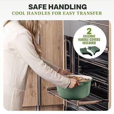 Gotham Steel 5 Quart Ceramic Coating Nonstick Dutch Oven