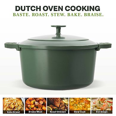 Gotham Steel 5 Quart Ceramic Coating Nonstick Dutch Oven
