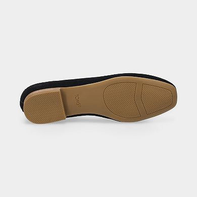TOMS Briella Women's Slip-On Almond Toe Ballet Flats