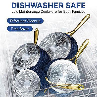 Granitestone Charleston Collection Ceramic Coating Nonstick Frying Pan