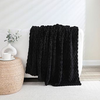 Kate Aurora Leylani Ultra Soft and Plush Luxurious Accent Throw Blanket