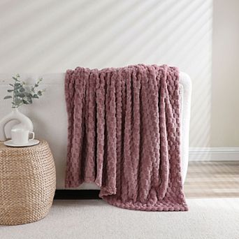 Kate Aurora Leylani Ultra Soft and Plush Luxurious Accent Throw Blanket