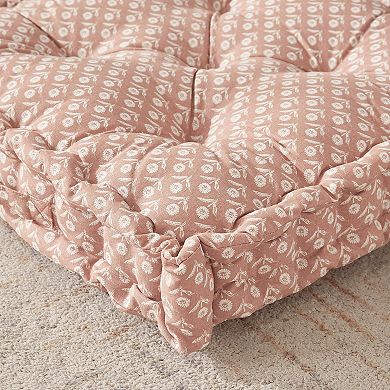 Peri Vine Floral Floor Cushion Pillow