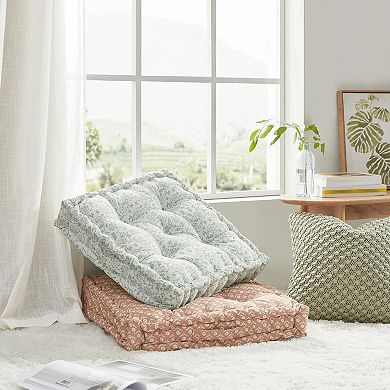 Peri Vine Floral Floor Cushion Pillow