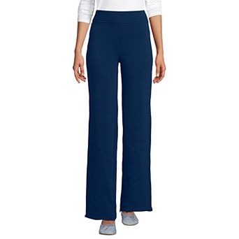Petite Lands' End Serious Sweats Fleece Lined Straight Leg Pants