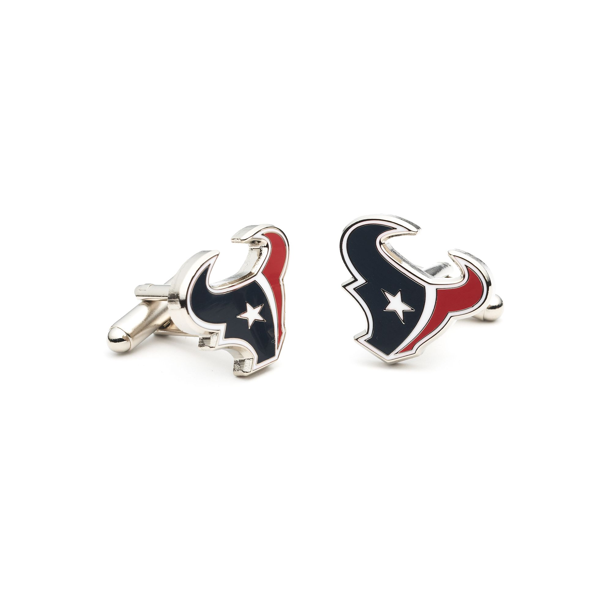 Houston Texans Cuff Links, Blue Red