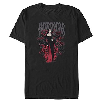 Big & Tall Morticia Addams Portrait Graphic Tee
