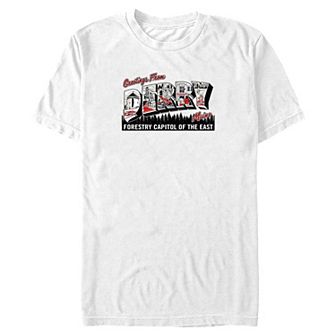 Big & Tall IT: Welcome To Derry Greetings From Derry Postcard Graphic Tee
