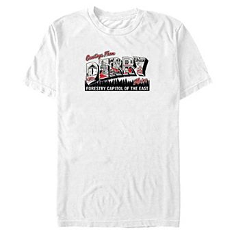 Big & Tall IT: Welcome To Derry Greetings From Derry Postcard Graphic Tee
